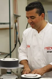 Mary and Buddy talking about old cars. Mary and Buddy talking about old cars.