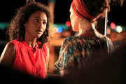 L-R: Camille (SARA MARTINS) and Catherine (ELIZABETH BOURGINE).