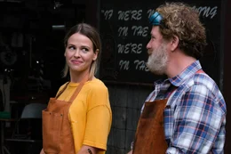 l-r: Kyra Tally (Jocelyn Hudon),David Tally (Alain Goulem)