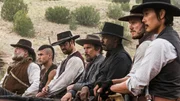 Die glorreichen Sieben - Ein glorreicher Haufen, v.li.: Vincent D'Onofrio als Jack Horne, Martin Sensmeier als Red Harvest, Manuel Garcia-Rulfo als Vasquez, Ethan Hawke als Goodnight Robicheaux, Denzel Washington als Chisolm, Chris Pratt als Josh Faraday, Byung-Hun Lee als Billy Rocks Die glorreichen Sieben - Ein glorreicher Haufen, v.li.: Vincent D'Onofrio als Jack Horne, Martin Sensmeier als Red Harvest, Manuel Garcia-Rulfo als Vasquez, Ethan Hawke als Goodnight Robicheaux, Denzel Washington als Chisolm, Chris Pratt als Josh Faraday, Byung-Hun Lee als Billy Rocks
