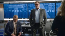 Chunk Palmer (Christopher Jackson, l.); Jason Bull (Michael Weatherly, r.)