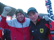 Willi und Skifahrer Florian Eckert. Diesmal ist er beim Trainingslauf in S&uuml;dtirol dabei und erf&auml;hrt, wie die Piste abfahrtstauglich gemacht wird.