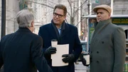 Jason Bull (Michael Weatherly, 2.v.l.); Chunk Palmer (Christopher Jackson, r.)