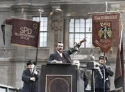 Otto Wels verteidigt im Reichstag die Demokratie gegen das Erm&auml;chtigungsgesetz. Es gilt als die letzte freie Rede vor dem Reichstag.