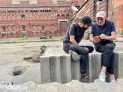 Arthur Langerman und Dokumentarfilmer Gilad Baram