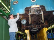 Willi in der U-Bahn Reparaturwerkstatt