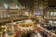 Bremens Weihnachtsmarkt geh&ouml;rt zu den gr&ouml;&szlig;ten in Deutschland.