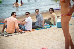 Wie fr&uuml;her: Oz (Chris Klein, l.), Jim (Jason Biggs, 2.v.l.), Finch (Eddie Kaye Thomas, 2.v.r.) und Kevin (Thomas Ian Nicholas, r.) ...