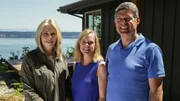 Real estate agent Cindy Kelly and homebuyers Heidi and Michael pose for a photo after touring the Highlands House, as seen on HGTV's Beach Hunters. Real estate agent Cindy Kelly and homebuyers Heidi and Michael pose for a photo after touring the Highlands House, as seen on HGTV's Beach Hunters.