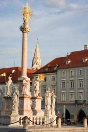 Der Hauptplatz von Wiener Neustadt.