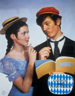Die kesse Berlinerin Lilly Klausing (Kristina Nel) und der Abiturient Ludwig (Hansi Kraus) sind sehr angetan von einander. : Honorarfrei bei Nennung ARD - Filmredaktion, Frankfurt, Bertramstr. 8, Tel.: 069/ 1509378