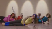 Models beim Fitness Dance.