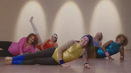 Models beim Fitness Dance.