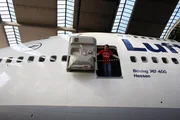 Willi in der Lufthansa Werft Frankfurt.
