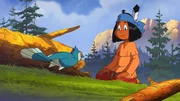 Als Yakari endlich einen Blauhäher entdeckt, ist dieser nicht ohne Weiteres bereit, Yakari seine Federn zu überlassen. Er stellt dem Indianerjungen drei Aufgaben. Für jede, die Yakari löst, bekommt er eine Feder. Als Yakari endlich einen Blauhäher entdeckt, ist dieser nicht ohne Weiteres bereit, Yakari seine Federn zu überlassen. Er stellt dem Indianerjungen drei Aufgaben. Für jede, die Yakari löst, bekommt er eine Feder.