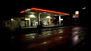 Tankstelle.