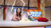 Woozle (re.) m&ouml;chte sich als Eiskunstl&auml;ufer versuchen und damit sogar bei den Woolympischen Winterspielen antreten. Au&szlig;erdem steht bei Maria (li.) und Woozle ein Filmabend an. Ohne Explosionen und Erfindungen, daf&uuml;r mit Popcorn.