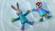 Schöner Schnee, finden Posy und Zac! Schöner Schnee, finden Posy und Zac!