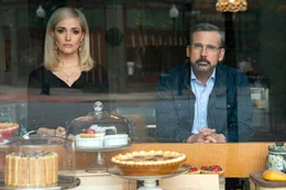 Rose Byrne (Faith Brewster), Steve Carell (Gary Zimmer).