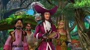 Johns freches Totemtier, das Marmoset-&Auml;ffchen, hat Johns Brille und das Gro&szlig;e Buch geklaut und sich mit Captain Hook zusammengetan. Captain Hook will die Siebenmeilenstiefel finden, die in dem Buch beschrieben sind.