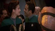Jadzia Dax (Terry Farrell) und Julian Bashir (Alexander Siddig)