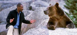 Mit Western Pacific B&auml;r Archie spricht Dr. John Dolittle (Eddie Murphy) &uuml;ber das Leben in der Wildnis.