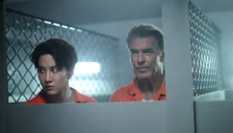 l-r: Wick (Mike Angelo), Richard Pace (Pierce Brosnan)