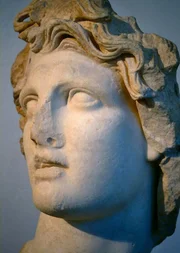 Kopf des Sonnengottes Helios. Vorbild f&uuml;r den "Koloss von Rhodos"?