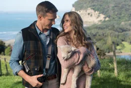 l-r: Samuel King (Simon Arblaster), Sophie (Anna Hutchison)
