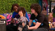 L-R: Andre Harris (Leon Thomas III), Rex, Robbie Shapiro (Matt Bennett)
