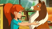 Zoé ist sehr stolz auf ihre Hündin Lassie. Dank ihr ist alles gut ausgegangen. Zoé ist sehr stolz auf ihre Hündin Lassie. Dank ihr ist alles gut ausgegangen.