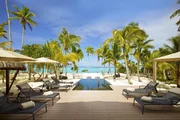 A villa pool at The Brando Hotel, French Polynesia.