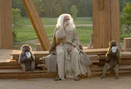 Evan (Steve Carell) und seine tierischen Helfer machen eine wohlverdiente Pause vom Archebau.