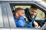 Chris Harris (l.), Freddie Flintoff