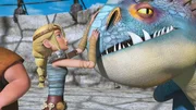 Astrid verliebt sich sofort in einen ganz bestimmten Drachen. Astrid verliebt sich sofort in einen ganz bestimmten Drachen.