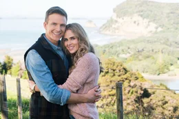 l-r: Samuel King (Simon Arblaster), Sophie (Anna Hutchison)