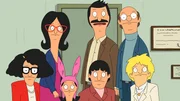Tina (l.), Linda (2.v.l.), Louise (3.v.l.), Gene (4.v.l.), Bob (3.v.r.), Doug (2.v.r.)