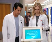 Dr. Morgan Reznick (Fiona Gubelmann), Dr. Alex Park (Will Yun Lee)