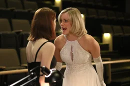 Nia Roam as Miya Fowler and Allie MacDonald as Amy Turner.