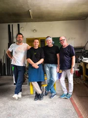 Ingo Pertramer, Spitzenkoch Philip Rachinger, Florian Holzer, Thomas Nowak.