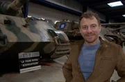 Arthur im Panzermuseum.