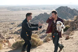 Marty (Colin Farrell, l.); Billy (Sam Rockwell, r.)