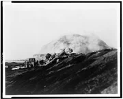 Iwo Jima - The second Battalion, Twenty-Seventh Marines land on Iwo Jima.