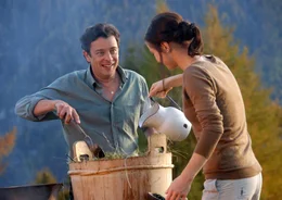 Max (Fritz Hammel), Sarah (Henriette Richter-R&ouml;hl).