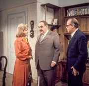 Elfriede Ott (Resi Huber), Fritz Eckhardt (Oswald Huber), Josef Hendrichs (Siegfried Hrdlicka).