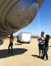Pictured: (l-r) Lanisha, Devin Marble -- Photo by: Robyn Lattaker-Johnson/Syfy