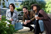 Pictured: Marcia Gay Harden as Margaret, Skylar Astin as Todd and Vella Lovell as Lea.