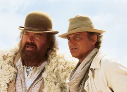 Moses (Bud Spencer), Travis (Terence Hill).