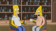 Homer (l.); Grampa (r.)