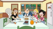 (v.l.n.r.) Roger; Steve; Klaus; Stan; Francine; Hayley